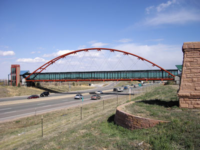 Obstructed bridge photo